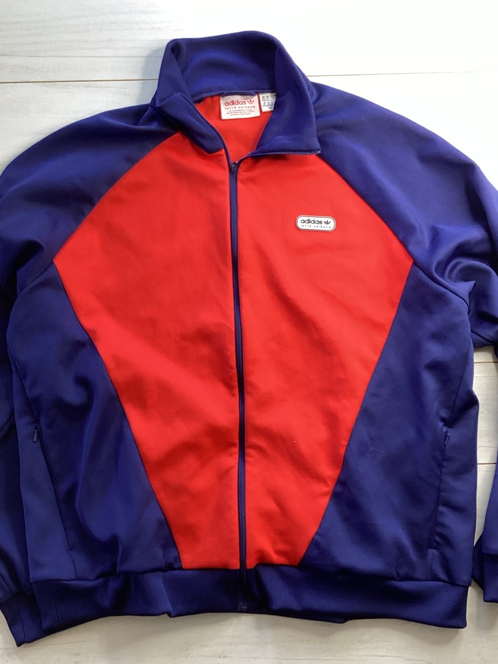 adidas X Lotta  Volkova Women’s  Podium Red  Blue  Track Jacket Sz XL